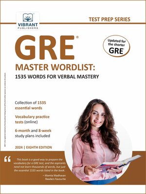 cover image of GRE Master Wordlist